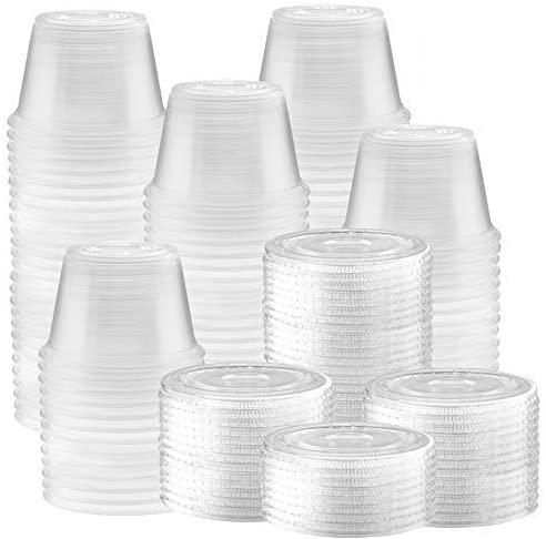 Portion Cups Insect Culture containers. Plastic (4 oz) with Lids - USMANTIS