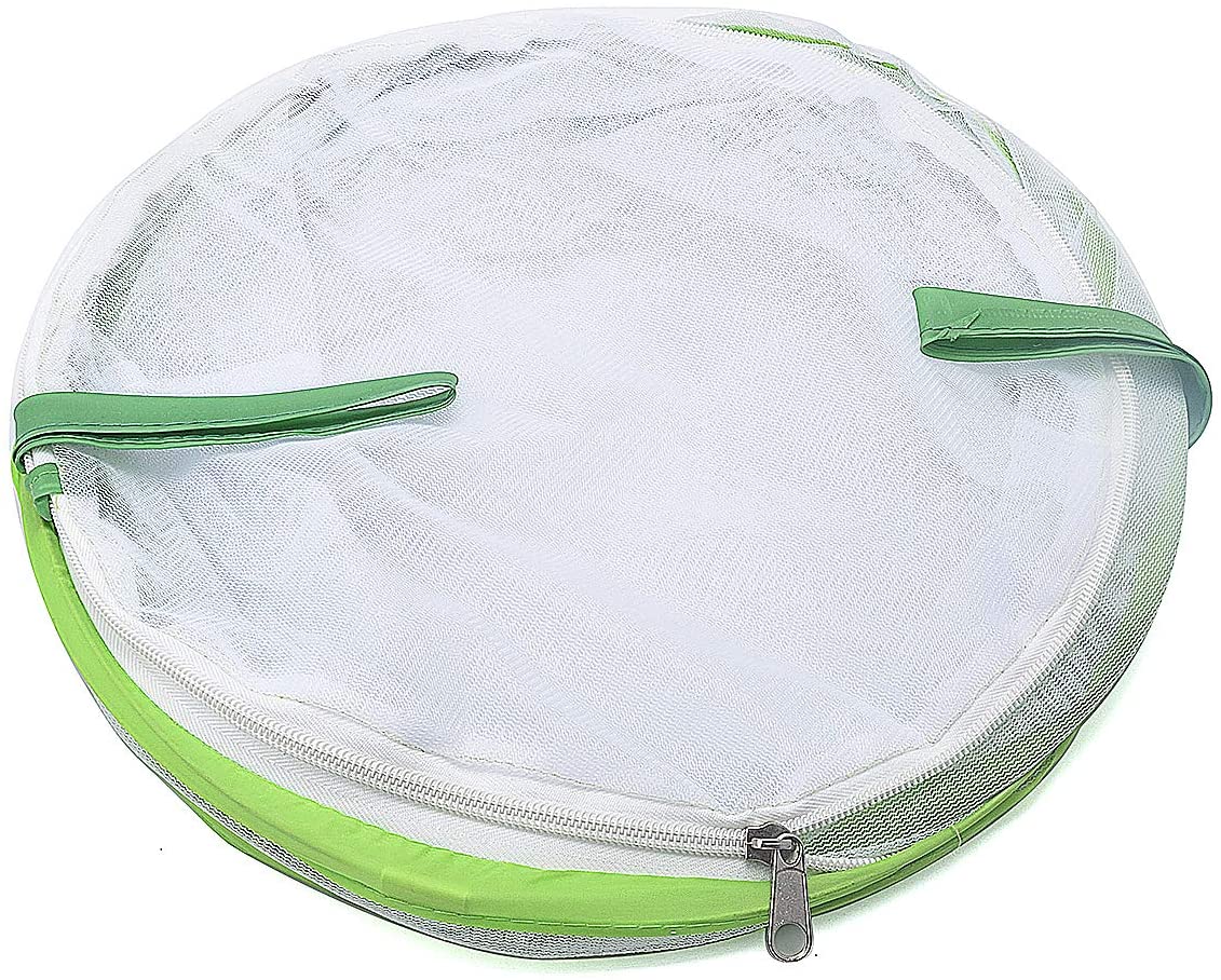 Mantis Butterfly Habitat Insect Cage - Round Pop Up Mesh Net 12 x 14 - USMANTIS
