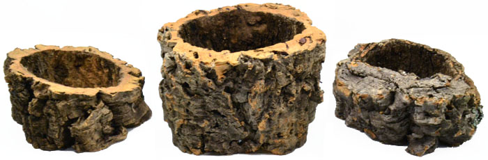 Virgin Cork Bark Tubes, rounds - USMANTIS