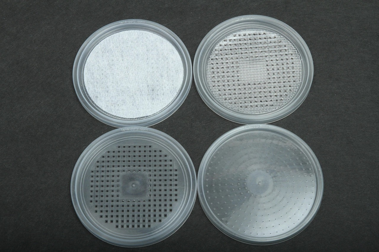 Tapas para cultivo de insectos Tapas para vasos Deli con ventilación