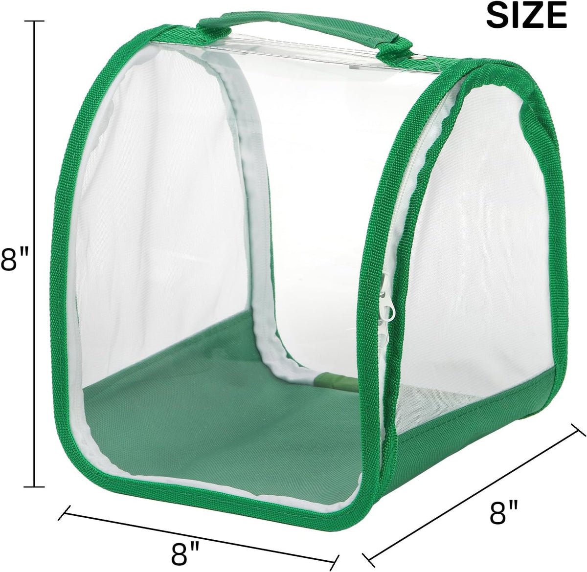 Mantis Habitat, 8&quot; Small Collapsible Insect Mesh Cage Terrarium Pop-up carrier New!