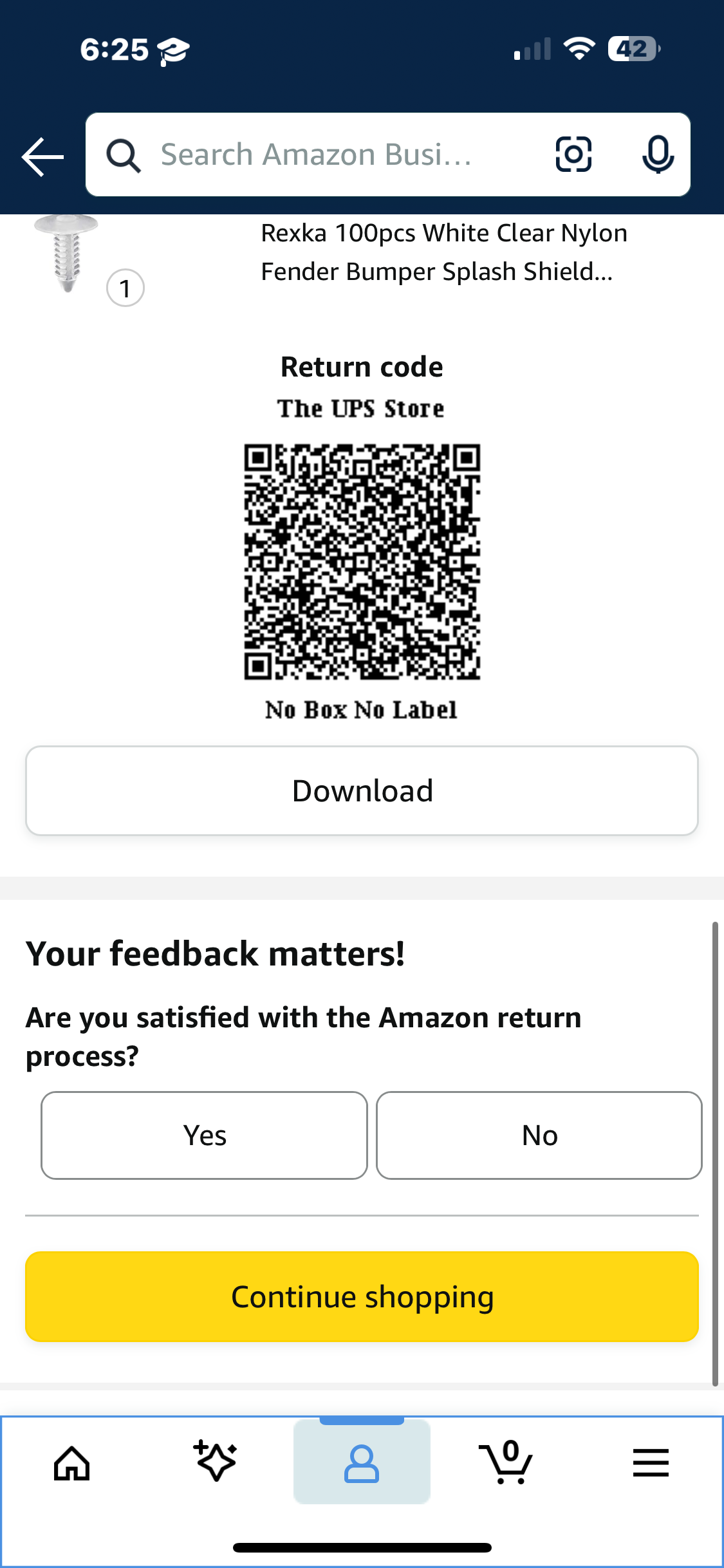 Praying mantis egg mounted in hatching container - USMANTIS