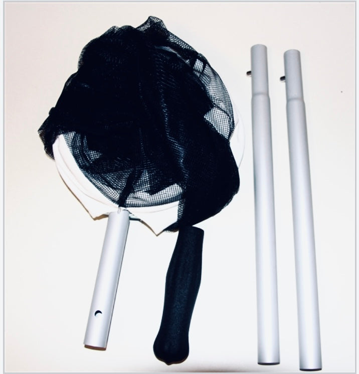 Professional Collapsible butterfly insect catch net kit with black grid mesh 1/16" square holes