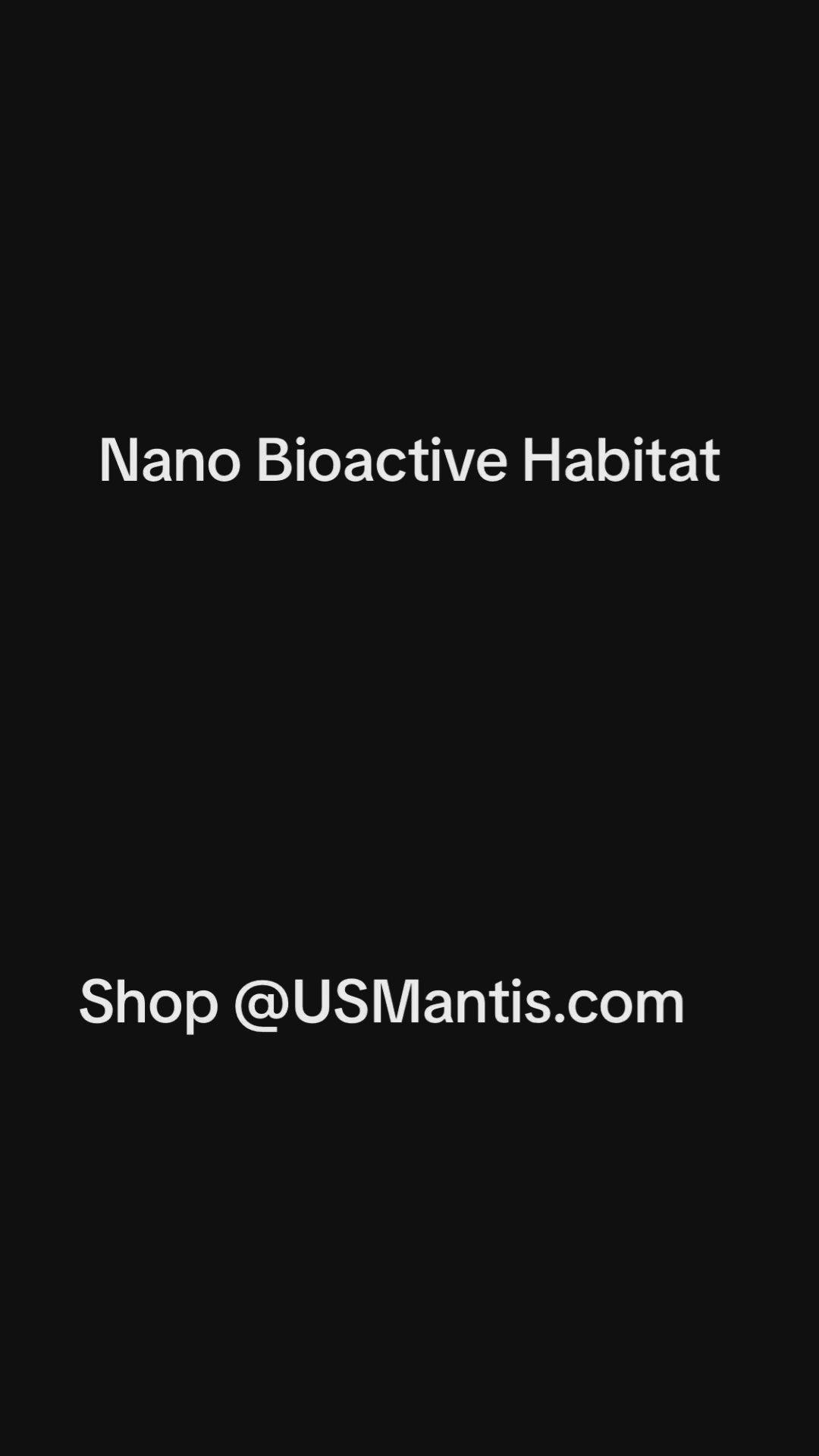Ultimate Cribs Praying Mantis Invertebrates Habitat Bioactive Elite New! - USMANTIS
