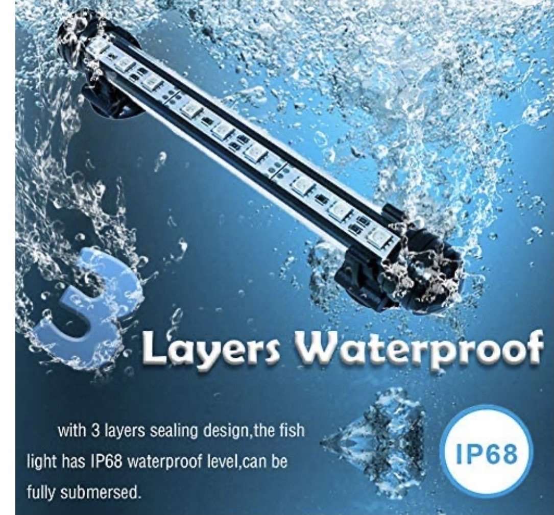 7.5” LED Light Remote Control Colors Water Proof - USMANTIS