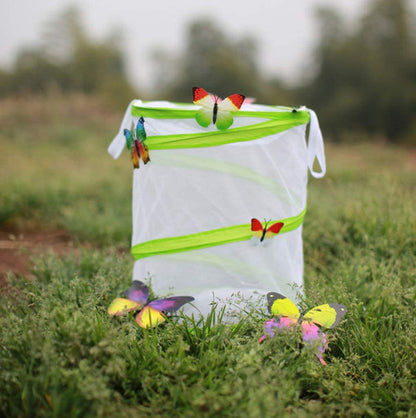 Mantis Butterfly Habitat Insect Cage - Round Pop Up Mesh Net 12 x 14 - USMANTIS