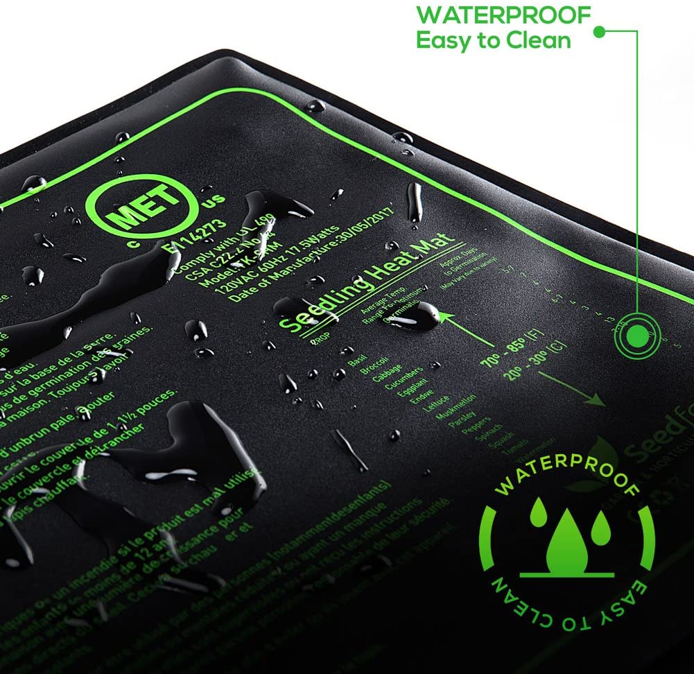 MET Certified Heat Mat, Temperature Adjustable Waterproof Durable Heat Mat, - USMANTIS