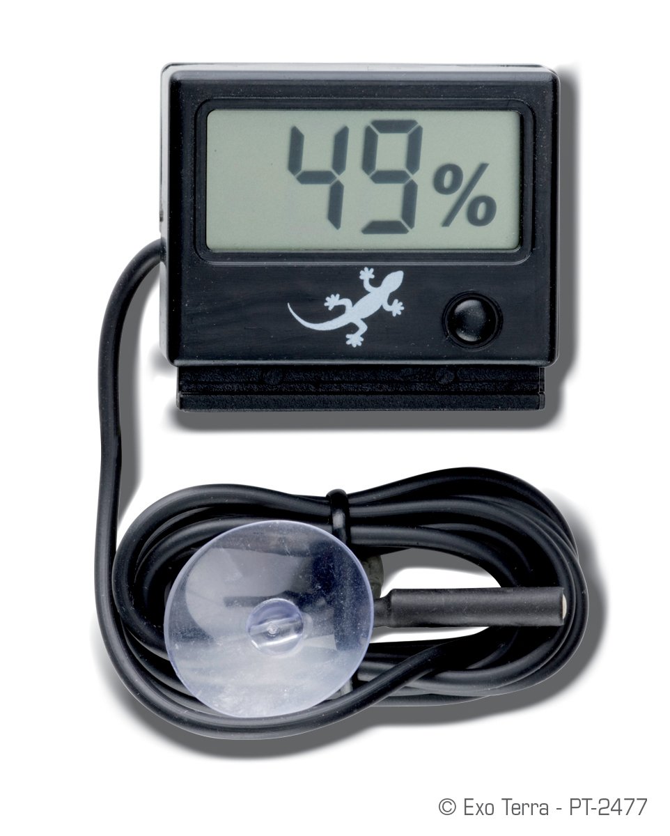 Reptile Digital Thermometer Hygrometer Accurate LCD Display