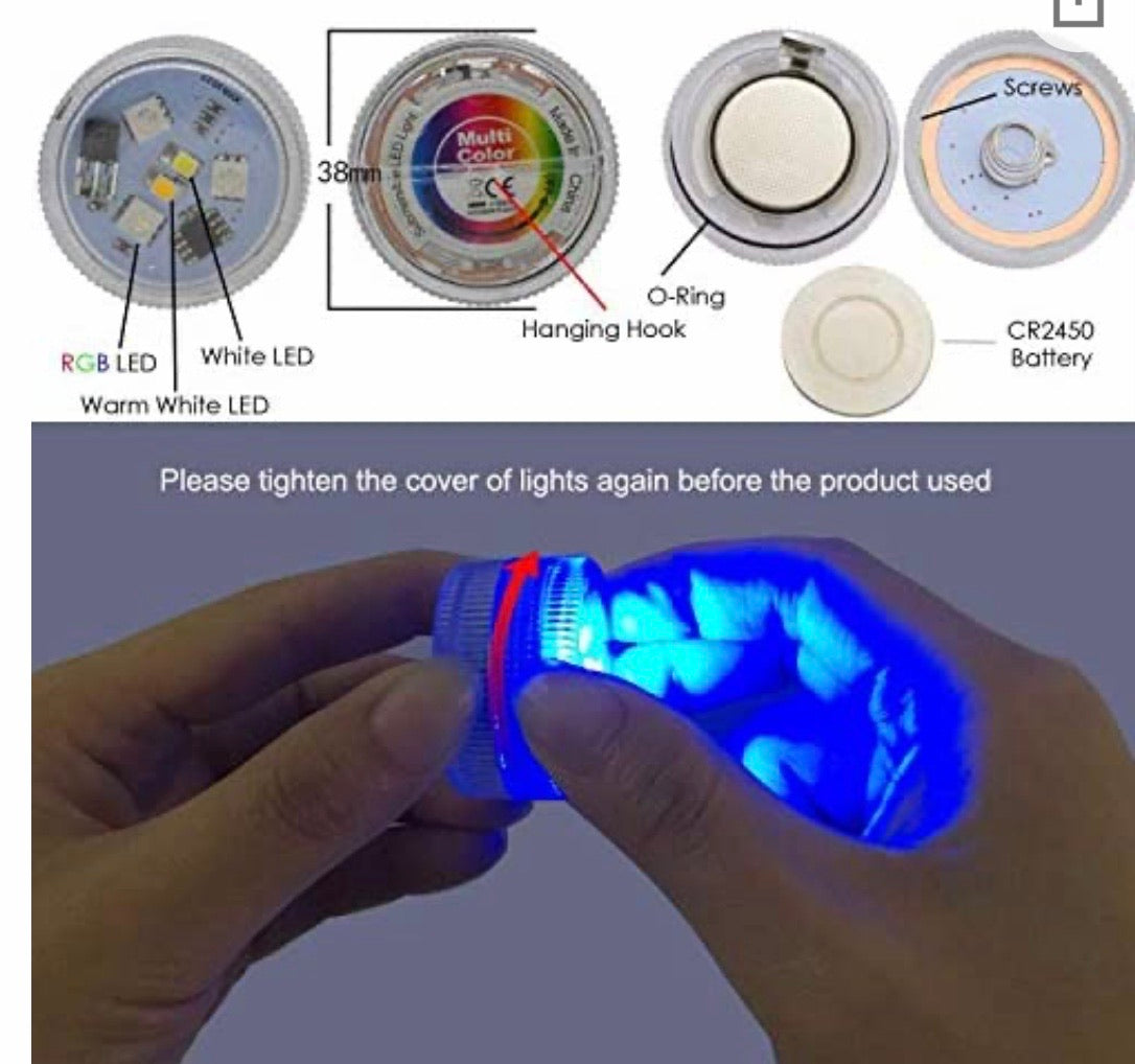 Waterproof LED Light Small with Remote - USMANTIS