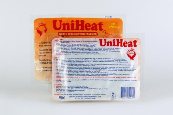 UniHeat Shipping Warmer Paquete de calor para más de 40 horas 