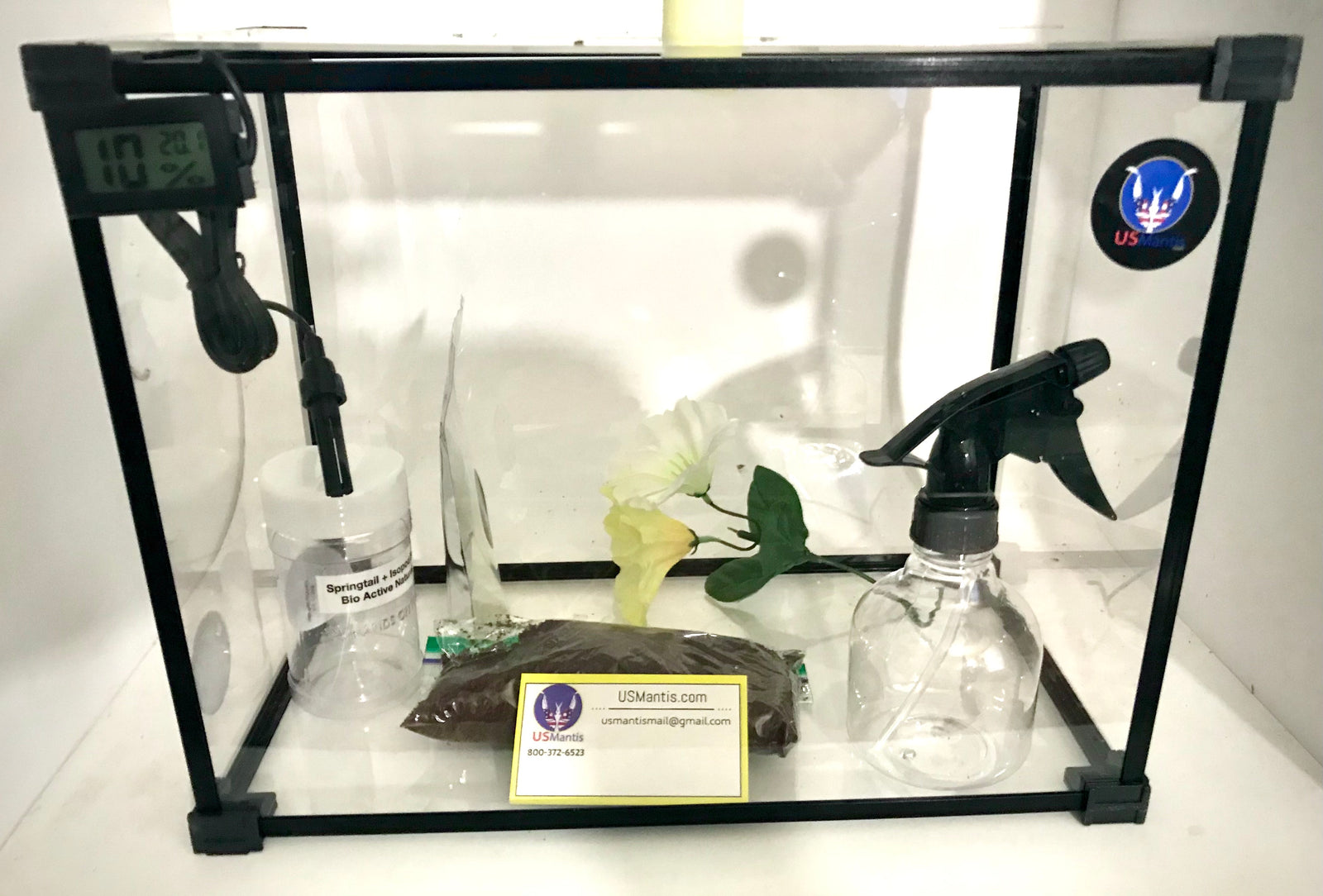 Ultimate Cribs Praying Mantis Invertebrates Habitat Bioactive Elite New! - USMANTIS