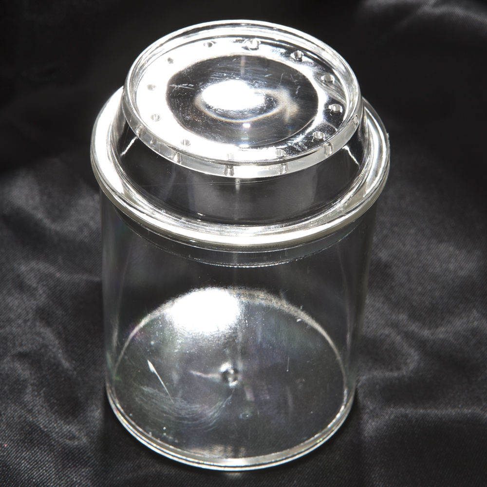 Magnifying insect jars with lids. Acrylic containers 31/2 tall